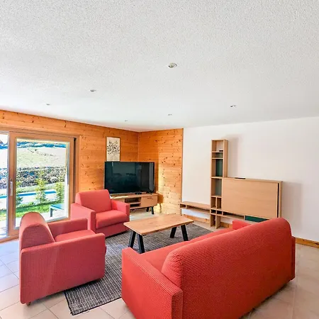 Spacieux Cheminee, Terrasse Et Jardin Morgins